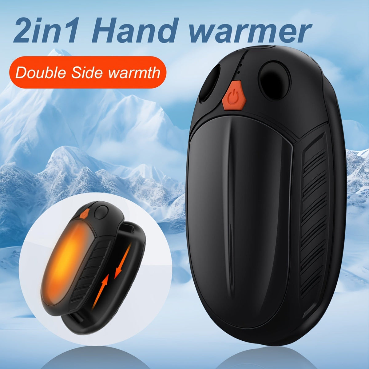 Chauffe-mains intelligents rechargeables, lot de deux