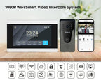 Smart wireless video intercom with touchscreen