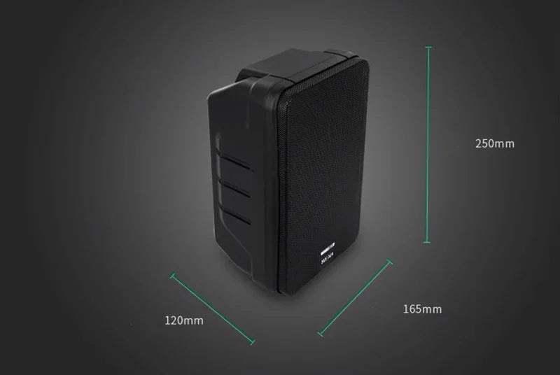 Paar Regallautsprecher mit 100 W und 5 Zoll, schwarz