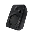 Paar Regallautsprecher mit 100 W und 5 Zoll, schwarz