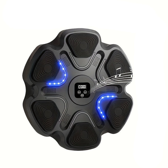 Cible de boxe musicale murale 37,2 cm, rechargeable USB, avec gants