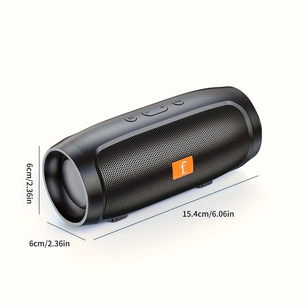Two-channel outdoor wireless speaker with powerful bass