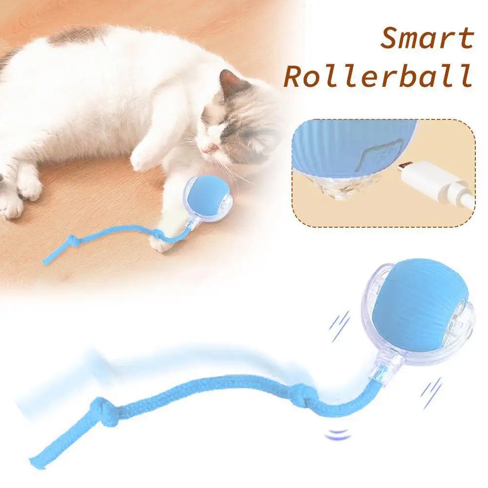 Intelligenter Spielball für Katzen, wiederaufladbar