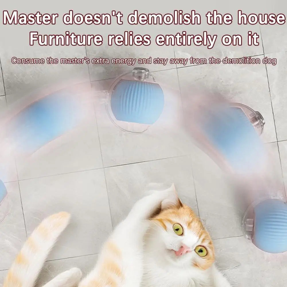 Intelligenter Spielball für Katzen, wiederaufladbar