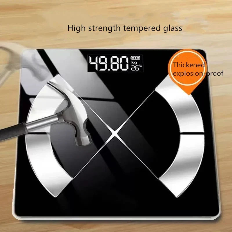Balance impédancemètre connectée Bluetooth, noire