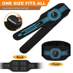 Blue smart EMS muscle stimulator for arms