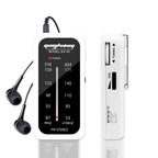 Kompaktes tragbares Multibandradio, weiß