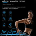 Intelligentes Fitnessarmband, blau