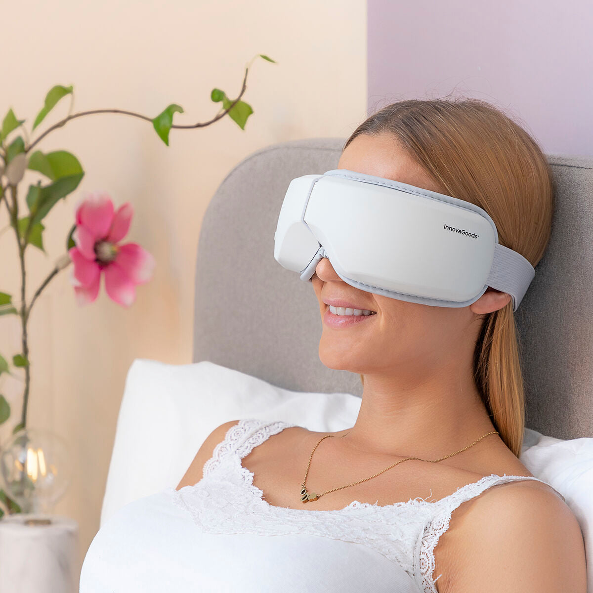 Eyesky InnovaGoods 4-in-1-Augenmassagegerät mit Luftkompression