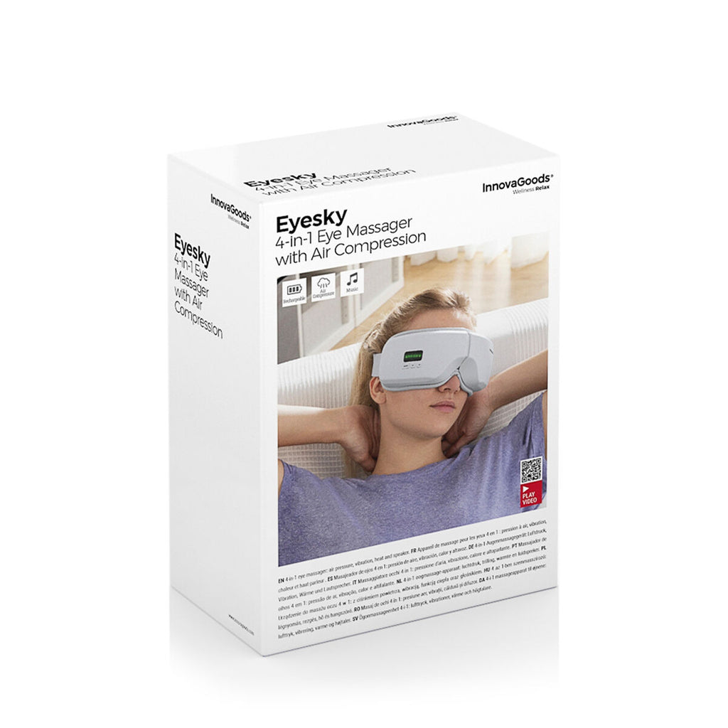 Eyesky InnovaGoods 4-in-1-Augenmassagegerät mit Luftkompression