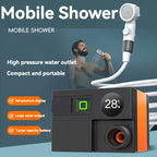 Portable USB-rechargeable electric shower