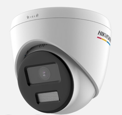 Hikvision 2 MP full-colour IP security camera with built-in microphone