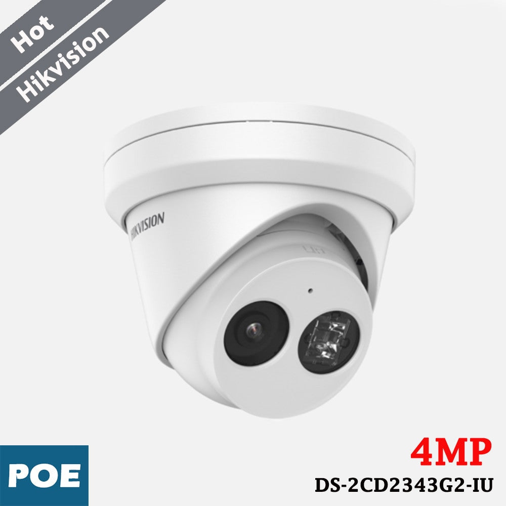 Hikvision AcuSense 4-MP-Kamera DS-2CD2343G2-IU, 2,8 mm, 120 dB WDR und Mikrofon