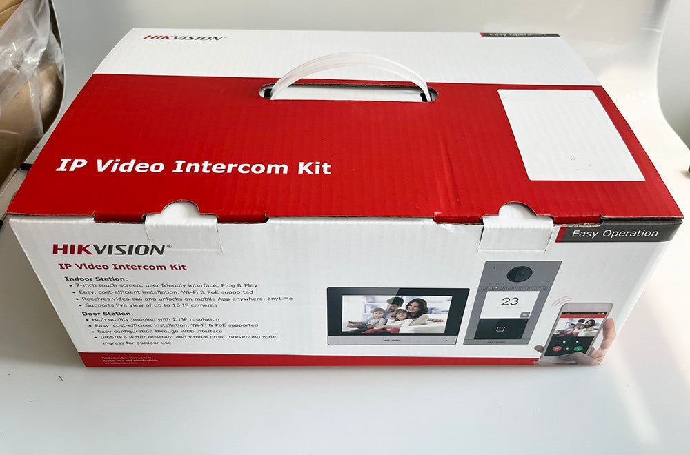 Hikvision WLAN-IP-Türsprechanlagen-Set mit 7-Zoll-Farbbildschirm