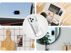 White Techancy TZ6303 silicone suction-cup holder for phones and tablets
