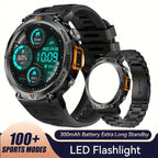 Smart Watch with Flashlight Touch Screen-4